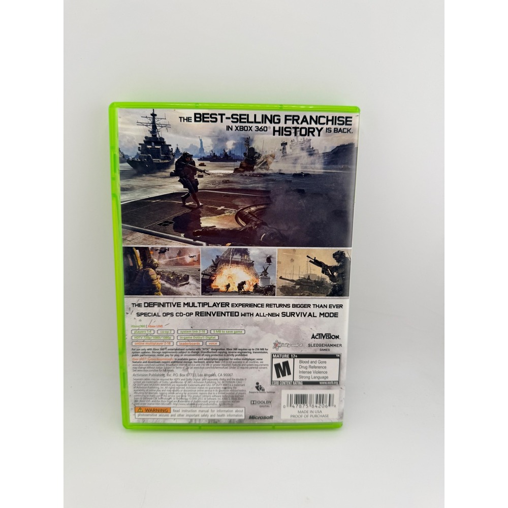 Call of Duty Modern Warfare 3 Xbox 360 Activision MW3 Game with Manual CIB - Picture 3 of 6